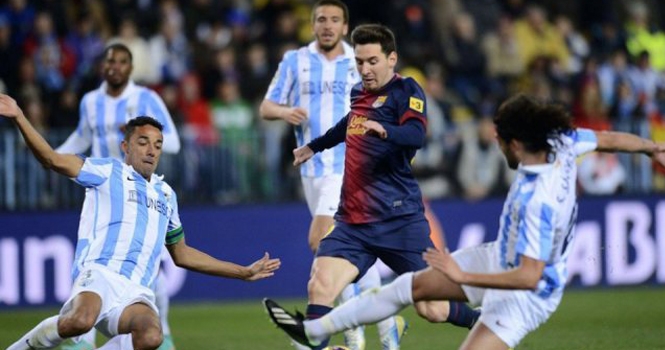 Barca – Malaga: Buồn ngủ gặp chiếu manh