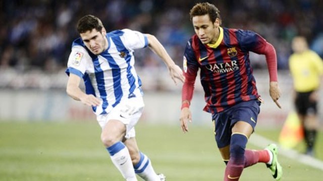 Video bàn thắng: Sociedad 3-1 Barca (Vòng 25 - La Liga 2013/14)