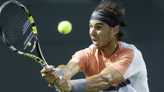 Video Miami Masters 2014: Rafael Nadal 2-0 Fabio Fognini
