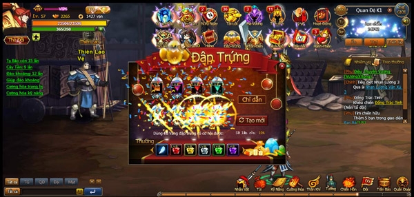 Game thủ Nhai Cơ Tam Quốc tấp nập Đập Trứng Hứng Quà