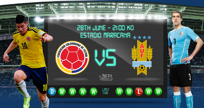Đội hình dự kiến Colombia vs Uruguay, 3h ngày 29/6 (vòng 1/8 World Cup 2014)