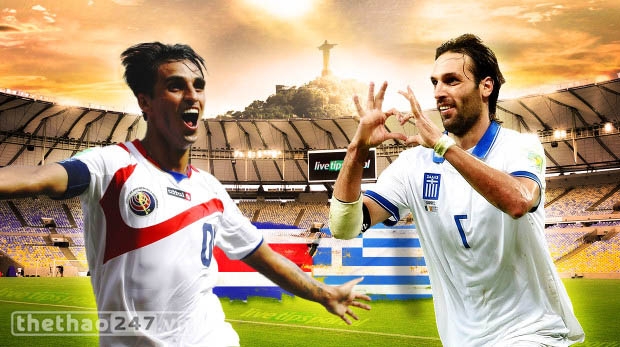 Dự đoán kết quả tỉ số Costa Rica vs Hy Lạp 03h00 ngày 30/6
