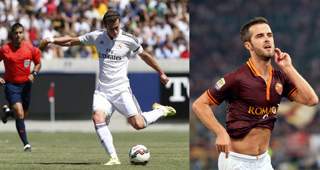 VIDEO: Pjanic đọ siêu phẩm cùng Gareth Bale tại ICC Cup 2014