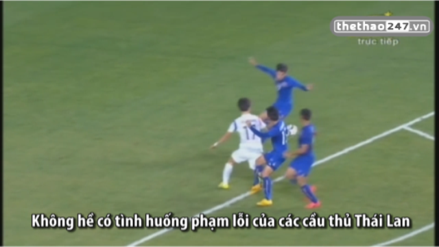 VIDEO: Quả phạt đền tưởng tượng ở trận Hàn Quốc - Thái Lan (bán kết Asiad 17)
