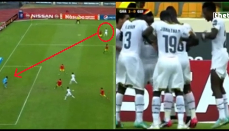 VIDEO: Tuyển thủ Ghana lập siêu phẩm cứa lòng và ăn mừng hài hước (CAN 2015)