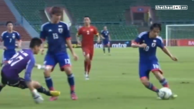 VIDEO: Nakajima mở tỷ số cho U23 Nhật Bản