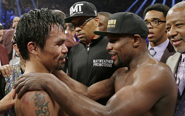 Nóng máu, Mayweather hẹn ngày tái đấu Pacquiao