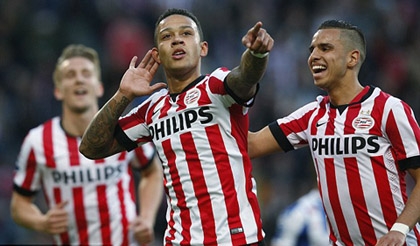 Memphis Depay xuất sắc hơn Cristiano Ronaldo