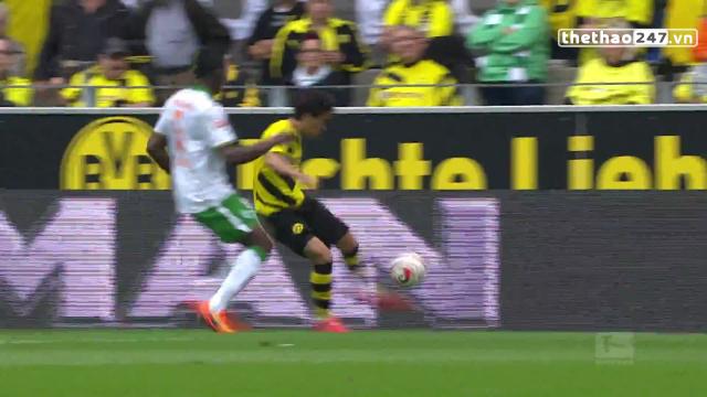 VIDEO: Pha kiến tạo siêu đẳng của Kagawa tại vòng 34 Bundesliga