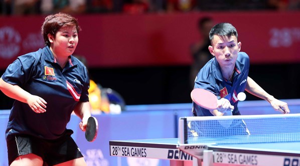Bóng bàn Việt Nam cầm chắc tấm HCĐ thứ 2 tại SEA Games 28