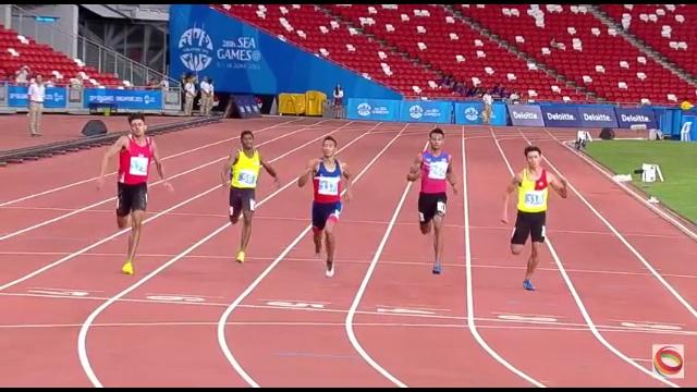 Video SEA Games 28: Vòng loại nội dung chạy 400m nam - Lương Văn Thao