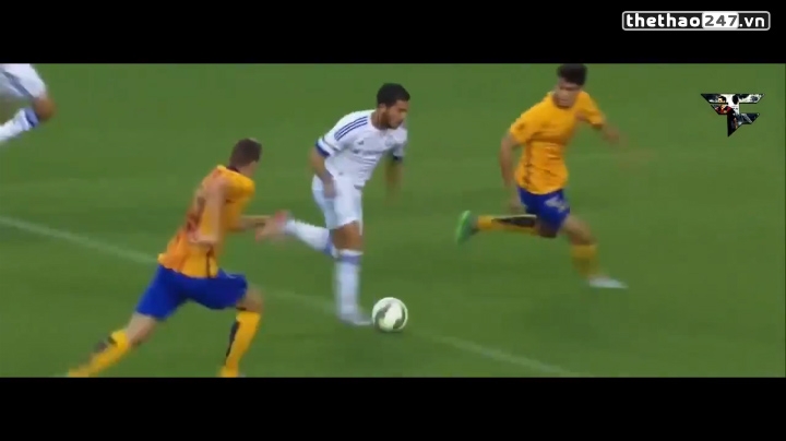 VIDEO: Màn trình diễn chói sáng của Eden Hazard trong trận gặp Barcelona