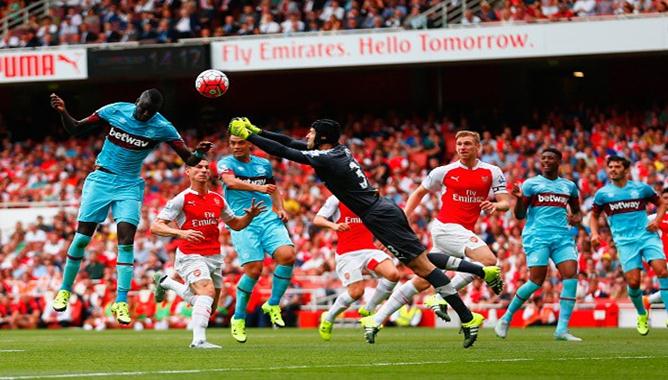 VIDEO: West Ham có bàn thắng mở tỉ số bất ngờ trước Arsenal