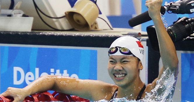Ánh Viên xuất sắc vào chung kết Cup thế giới 2015