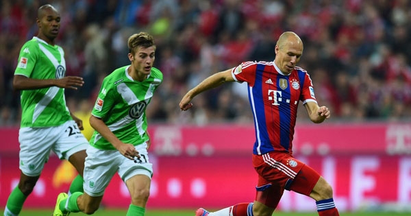 Bayern nhẹ nhàng loại Wolfsburg khỏi Cúp Quốc gia Đức