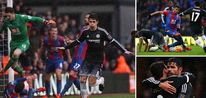 Chelsea giành chiến thắng 3 sao trước Crystal Palace