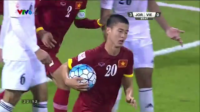 VIDEO: Bàn thắng của Duy Mạnh vào lưới U23 Jordan