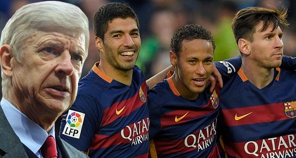 HLV Wenger lớn tiếng thách thức Barcelona