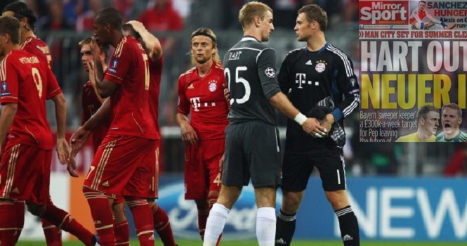 Chuyển nhượng 4/3: Joe Hart sẽ mất vị trí vào tay Neuer ở mùa tới