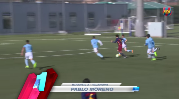 VIDEO: Sao U14 Barca tái hiện pha solo 'thần thánh' như Messi