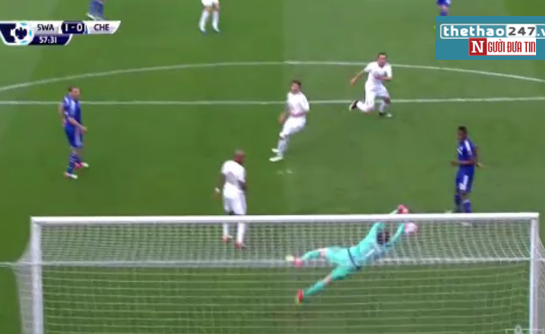 VIDEO: Begovic bay người đẹp mắt cứu thua cho Chelsea