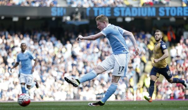 VIDEO: De Bruyne solo ghi bàn đẳng cấp vào lưới Arsenal
