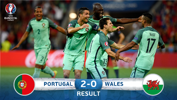 Video bàn thắng: Bồ Đào Nha 2-0 Wales (Bán kết Euro 2016)