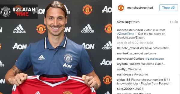 Ibrahimovic bất ngờ lập thêm kỷ lục tại M.U