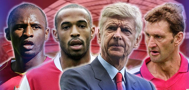 Đội hình 11 cầu thủ xuất sắc nhất của Arsenal dưới thời Wenger
