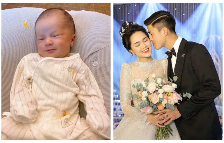 Duy Mạnh khoe con trai mới sinh đẹp tựa thiên thần