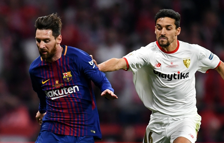 Messi lập hat-trick, Barca ngược dòng trên sân của Sevilla