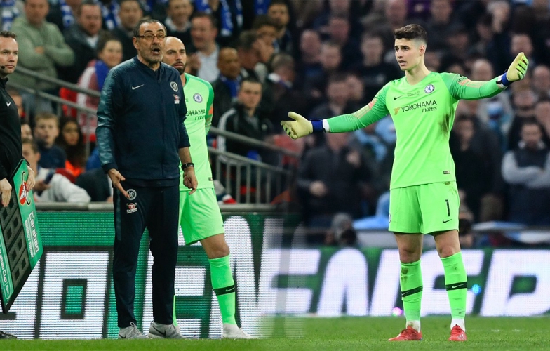 Chelsea đại loạn: Kepa làm phản, Sarri sắp ra đường