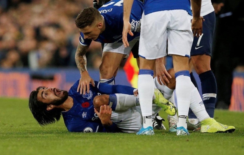 Everton thông báo chính thức về chấn thương của Andre Gomes