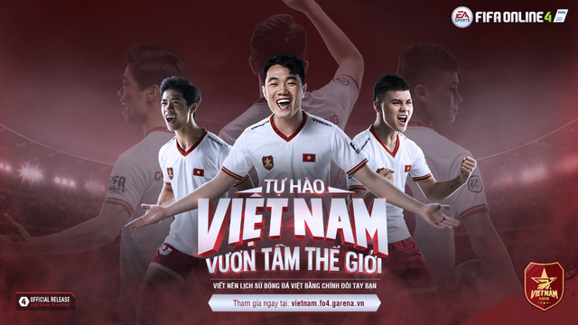 Quang Hải - Xuân Trường - Công Phượng chính thức có mặt trong FIFA Online 4 Việt Nam