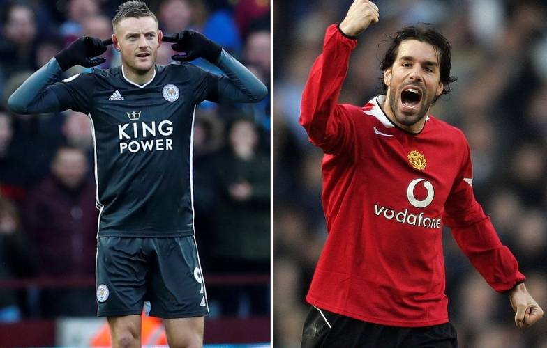 Vardy san bằng kỷ lục của huyền thoại MU