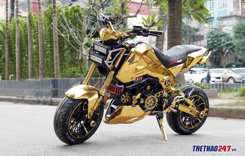 Ngắm chiếc Honda MSX độ “khủng” nhất Hà Nội