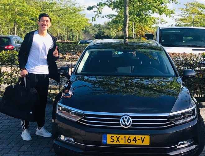 Đoàn Văn Hậu được cấp ô tô riêng tại CLB SC Heerenveen