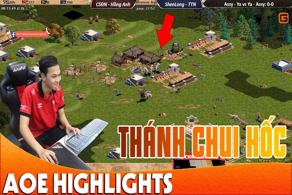 Video: Siêu phẩm trong kèo giao hữu AOE Việt Trung 2019 của Chim Sẻ Đi Nắng