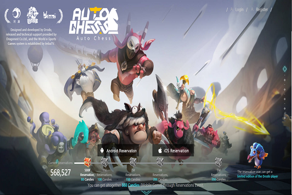 Hơn 500 nghìn người đã đăng ký sớm Auto Chess Mobile