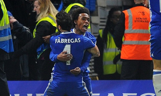 William lập cú đúp, Chelsea dễ dàng hạ Stoke City