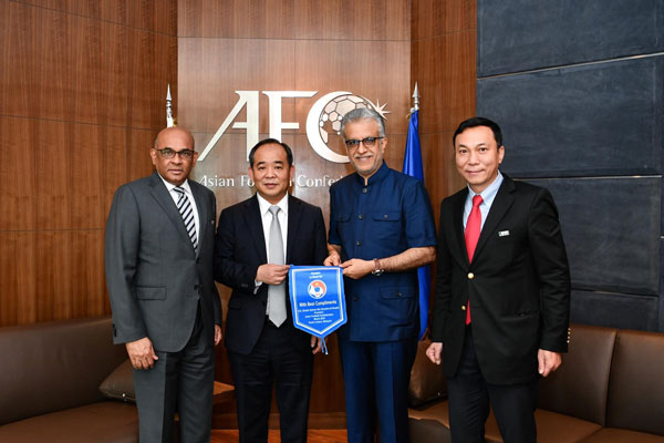 Chủ tịch AFC đánh giá cao vai trò của VFF với bóng đá Châu Á