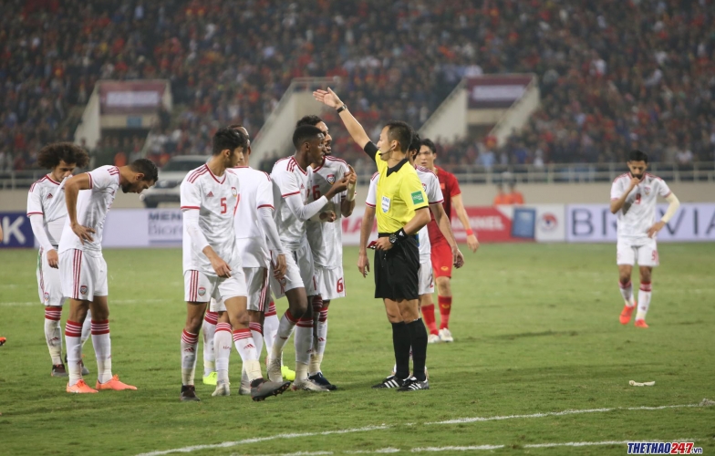 UAE coach: ‘I’ve never seen any referee issue a red card so quickly’