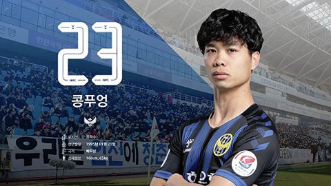 VIDEO: Công phượng và những pha xử lý bóng từ khi khoác áo Incheon