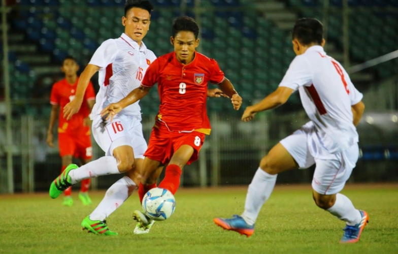 U18 Myanmar thắng nhọc trước U18 Lào trong trận ra quân