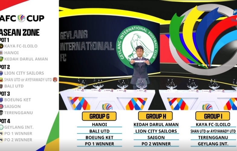 VIDEO: Hà Nội FC vào bảng 'dễ thở' ở cúp châu Á