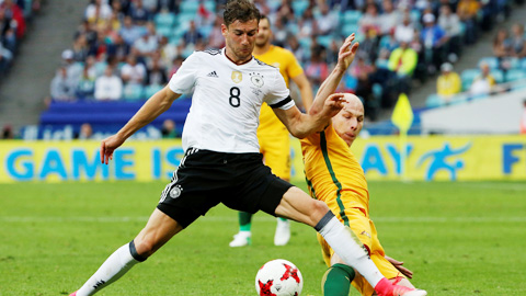 Goretzka lập cú đúp vào lưới Mexico chỉ trong vòng 1 phút