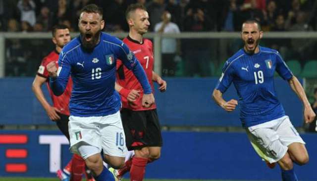 Video bàn thắng: Italia 2-0 Albania (VL World Cup 2018)