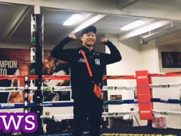 VIDEO Thần đồng Nhật Bản thăm đại bản doanh Floyd Mayweather