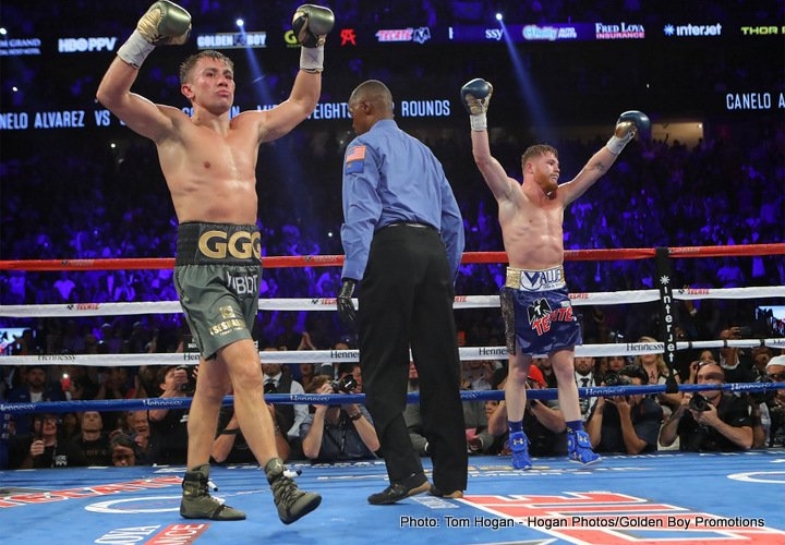 Chúng ta sẽ có trận Triple G vs Canelo 3 vào tháng 5 năm 2019?