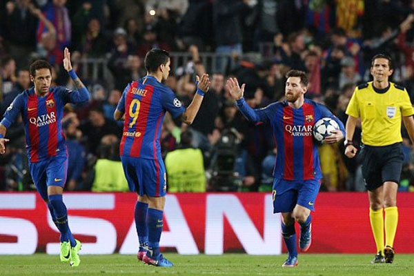 Barca vào tứ kết Cúp C1 khi tạo nên cú sốc khó tin trước PSG
